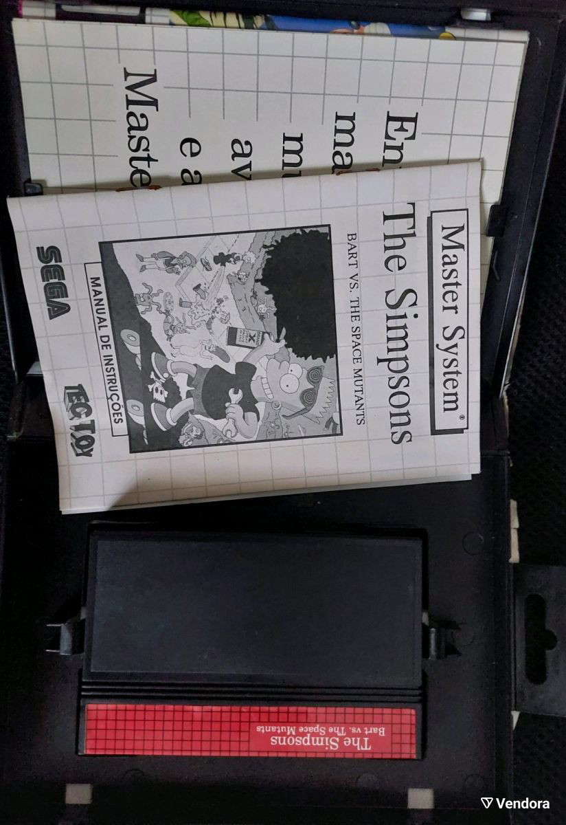 Jeu Sega Master System - The Simpsons: Bart Vs. The Space Mutants (Tec Toy) - Bon état