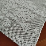 Handmade knitted table runner new