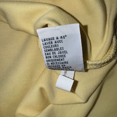 Polo Ralph Lauren yellow polo shirt size L used, custom fit