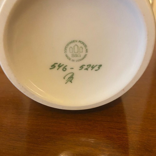 Copenhagen Original collectible porcelain vase with hand painting new