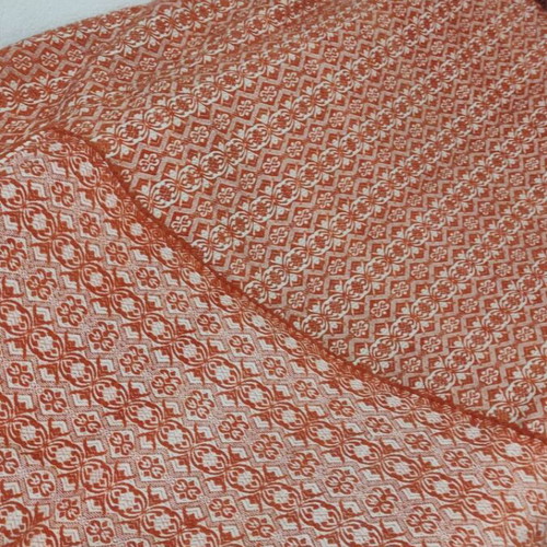 Wool blanket used with handmade lace, approx. 1.55x2.20 m