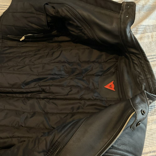 Dainese leather full reinforced jacket unisex new size 46 (S-M)