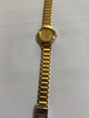 Casio γυναικείο ρολόι water resist μεταχειρισμένο, χρυσαφί