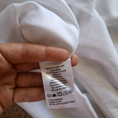 Tennis dry-fit shirt size M like new, white men's sportswear