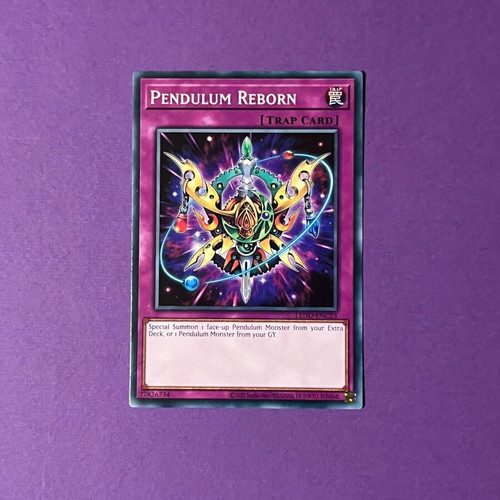 Yu-Gi-Oh! Card Pendulum Reborn like new, Trap Card