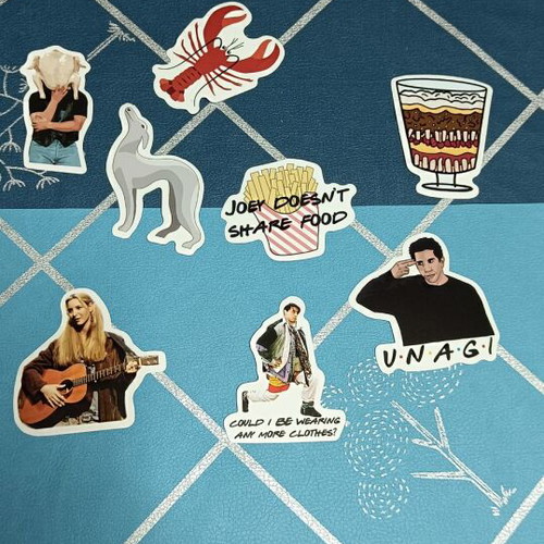 Warner Bros Friends TV Series Waterproof PVC Stickers