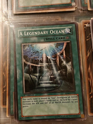Yu-Gi-Oh card A Legendary Ocean like new