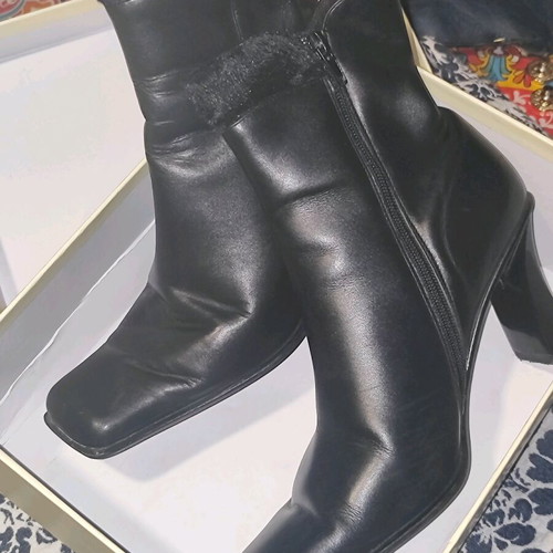 Mario Ponti ankle boots used, black, size 36
