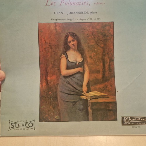 Frédéric Chopin Les Polonaises Volume 1 LP used, piano by Grant Johannesen
