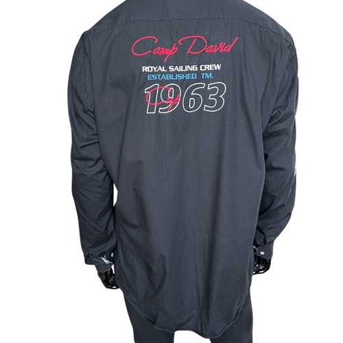 Camp David shirt black size 6XL like new