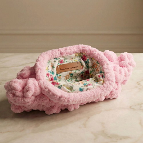 Rosanna bubble bag handmade pink made to order