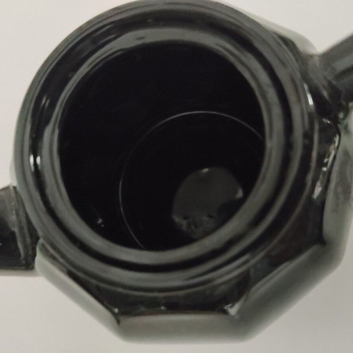 Vintage black ceramic teapot like new
