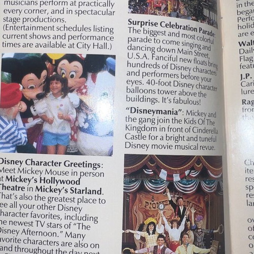 Disney Mickey Mouse 1990 booklet, rare