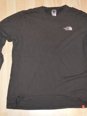 North Face long sleeve shirt men's L vintage made in Greece like new black