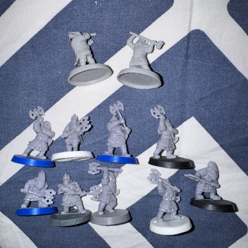 Lord of the Rings 3D Scan Dwarves and Miners New