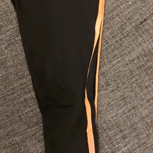 Adidas Climacool leggings Small like new, black and orange