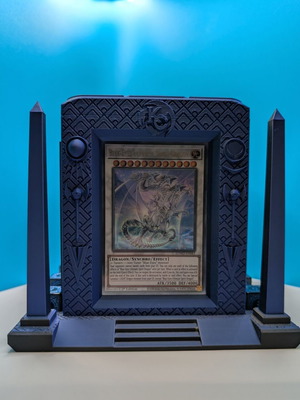 Blue-Eyes Egyptian Temple Deckbox made to order with Dual Color PLA