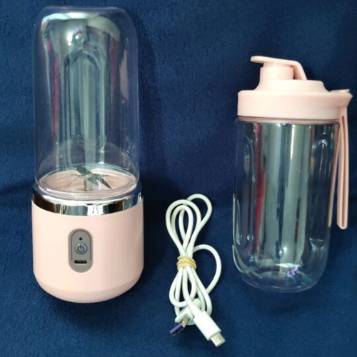 Mini smart blender new pink with rechargeable USB and extra cup