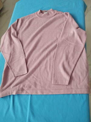 Paschalis Thin Knit Sweater with Low Mock Neck Pink Sapio Milo Size 3 like new
