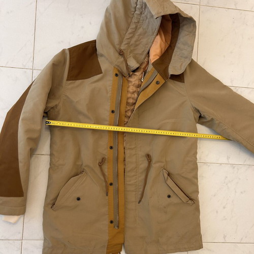 Scotch & Soda The Hydrus Parka men's jacket size Large, beige