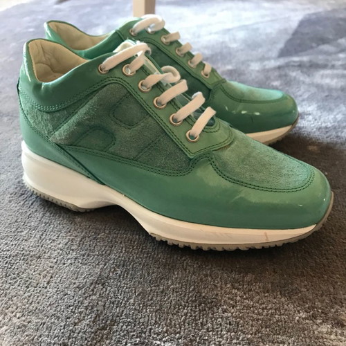 Hogan women's athletic shoes new, size 37, green