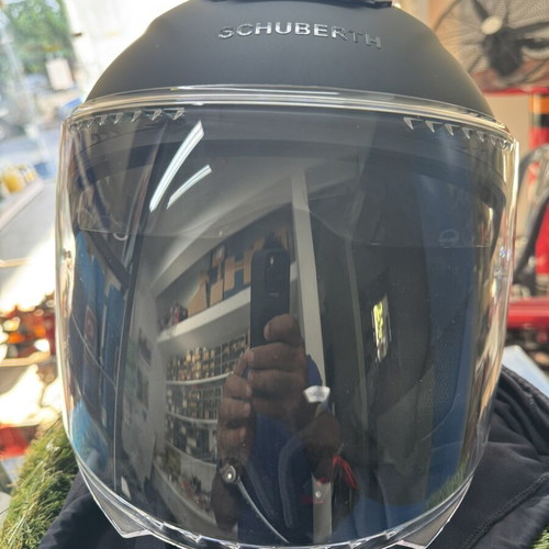 Schuberth J2 motorcycle helmet, matt black, size 59