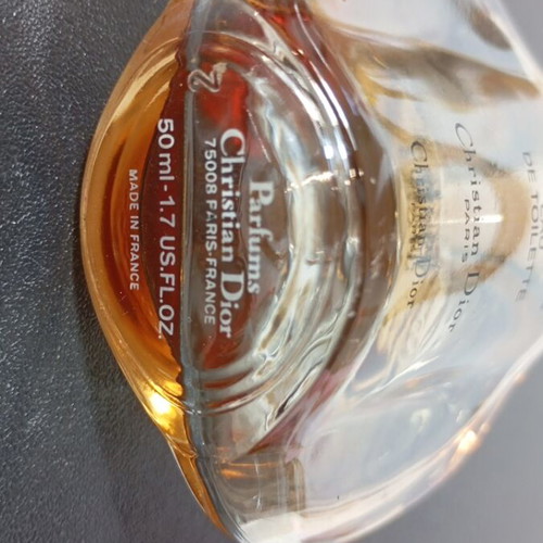 Dior Dune Eau de Toilette 50ml μεταχειρισμένο με ράγισμα και κολλημένο καπάκι