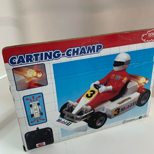 Dickie Carting Champ remote control kart with cable collectible