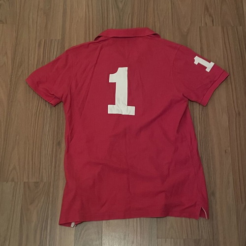 London Hackett Polo Shirt XL red like new