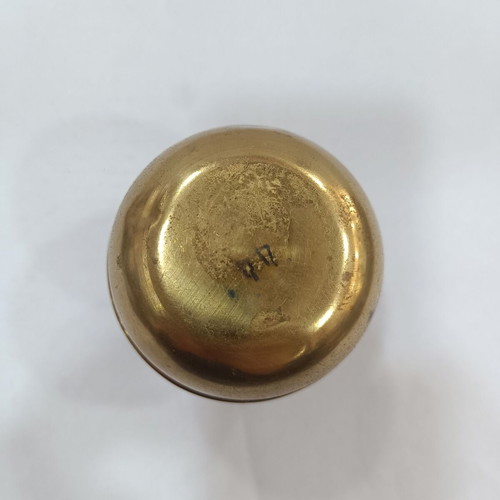 Vintage decorative miniature spittoon made of brass like new