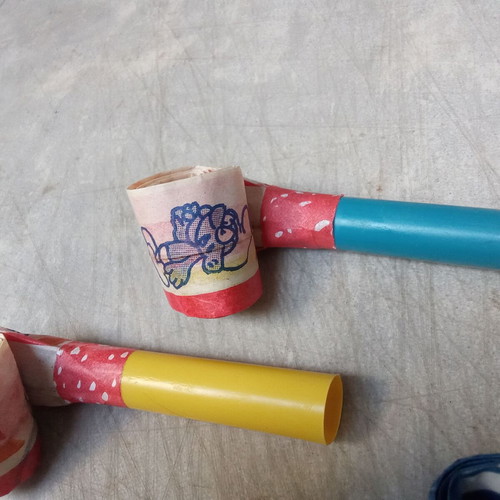 Smurf Party Whistle Set of 3, Like New, 1980s Collectible
