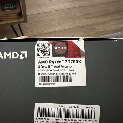 Air Cooler for AMD Ryzen 7 2700X Compatible with AM4 Socket Like New