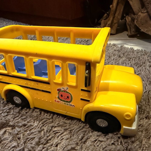 Cocomelon school toy truck used with sounds and minor scratches