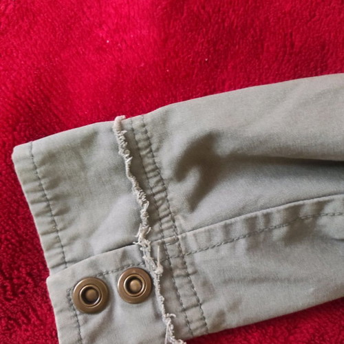 Short army jacket size S Splendid green