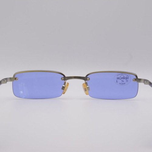 Kipling K533 Vintage Rimless Sunglasses New Blue Silver