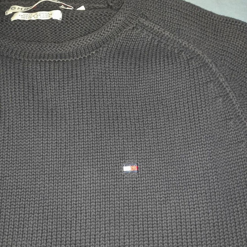 Tommy Hilfiger sweater used, cotton, blue, size S