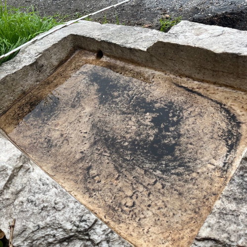 Stone trough used with dimensions 23x140x95 cm