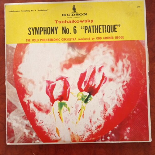 Symphony No 6 "Pathetique" vinyl record, excellent condition