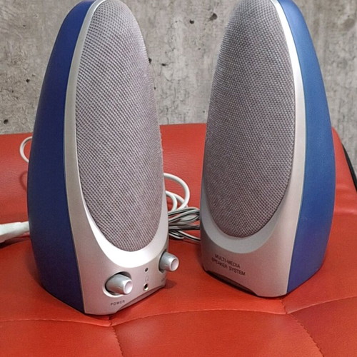 Computer speakers used, functional in very good condition