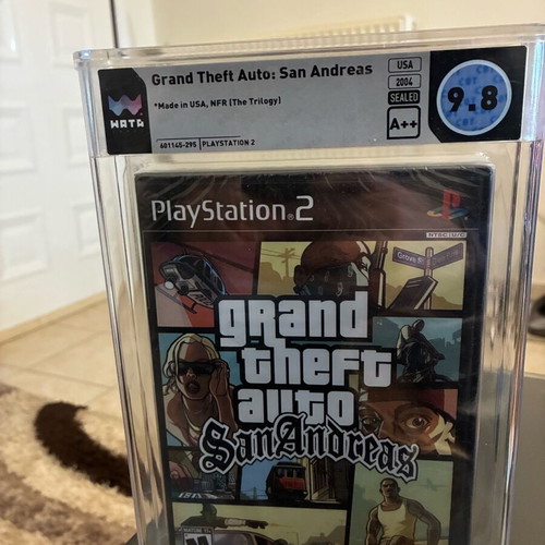 GTA San Andreas PlayStation 2 new, sealed and graded 9.8