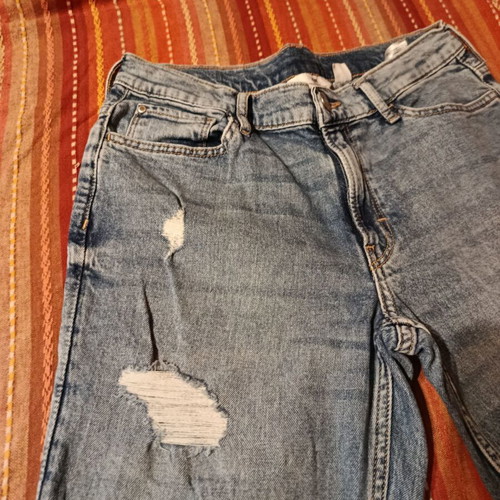 H&M Boys' Jeans 14+ 170cm slim fit with adjustable waist like new