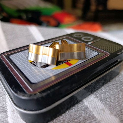 Cufflinks gold and silver in excellent condition