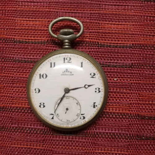 Tellus Granicer 1931 pocket watch used rare military