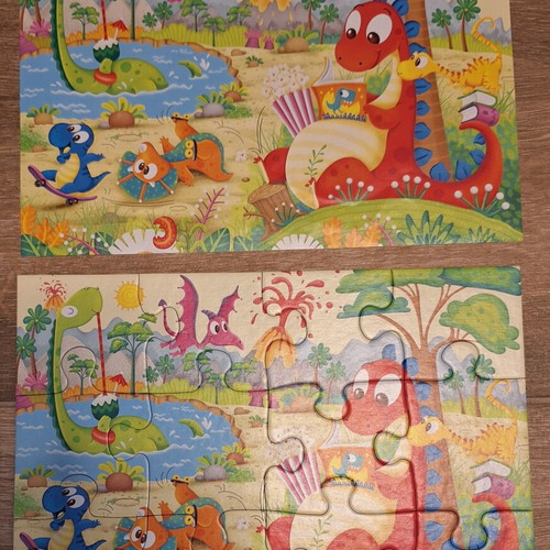Ravensburger puzzle like new, 2x12 pieces for children