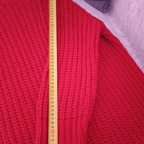 Turtleneck Sweater like new, size 5XL, red