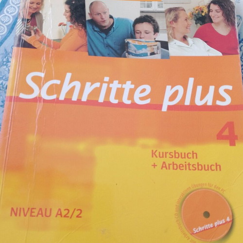 Schritte Plus 4 book with CD used for learning German