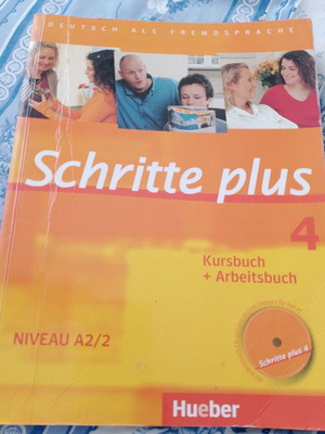 Schritte Plus 4 book with CD used for learning German