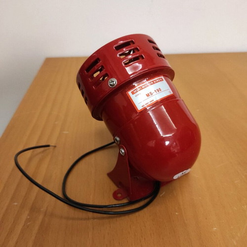 Outdoor alarm siren AC 110V new, metal construction