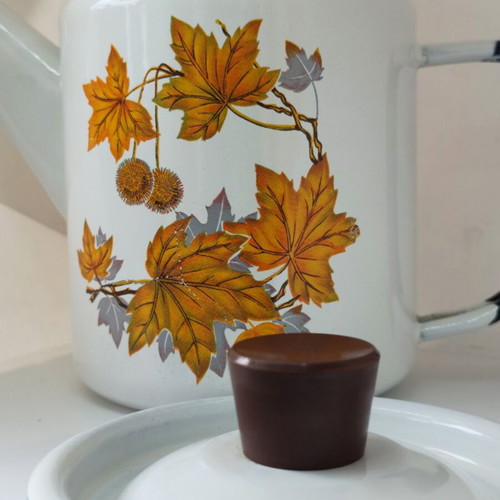 Vintage Soviet Enamel Coffee Pot Teapot like new, authentic 1970