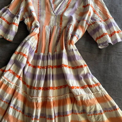 Zwillingsherz summer dress like new, colorful cotton, one size